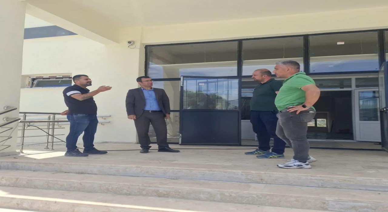 Karacaali İlkokulunda son kontroller yapıldı