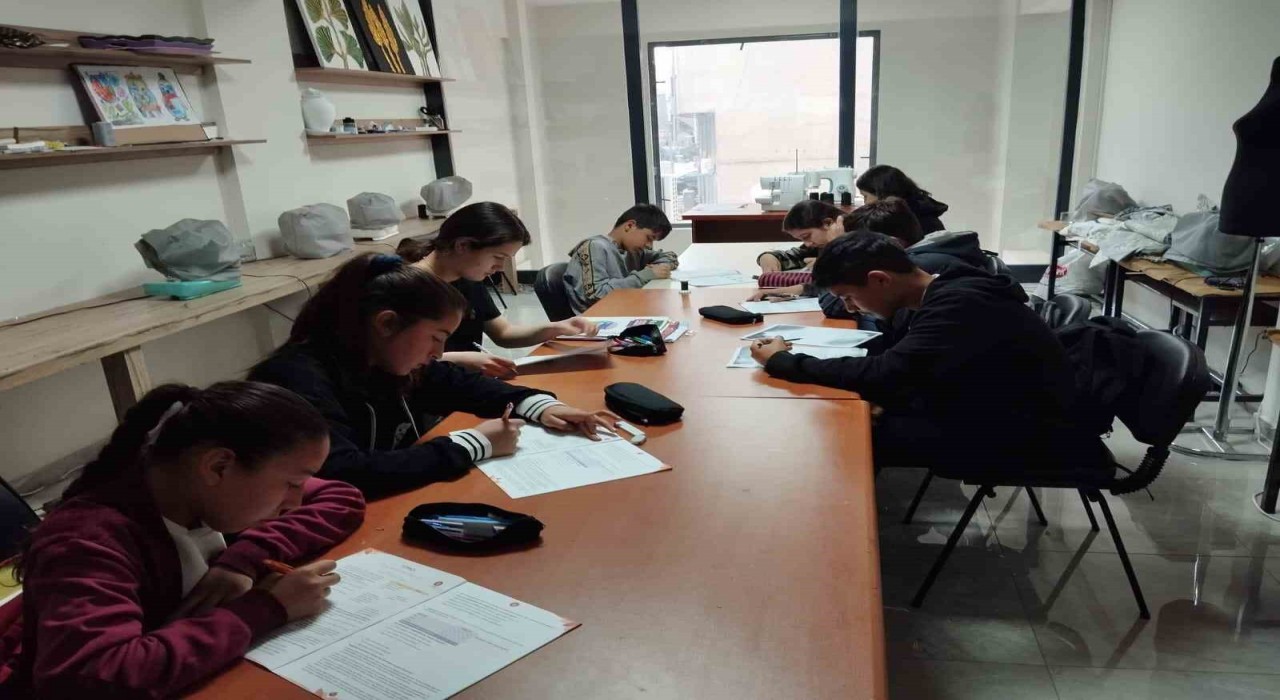 Karacasuda LGS öğrencilerine etüt desteği