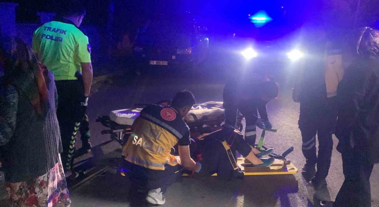 Karamanda elektrikli bisiklet kazası: 1 yaralı