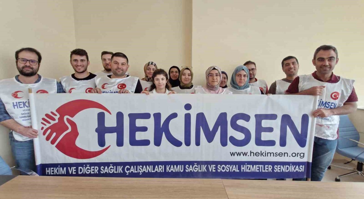Karamanda HEKİMSEN diş hekimlerinin sorunları için iş bıraktı