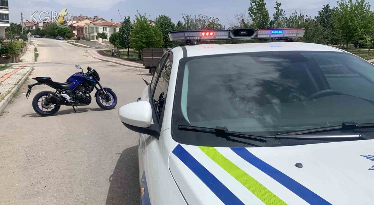 Karamanda motosiklet kazası: 1 yaralı