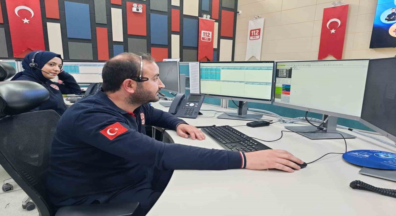 Karsta 112 Acil Çağrı Merkezi 2024 yılında 333 bin 778 çağrı aldı