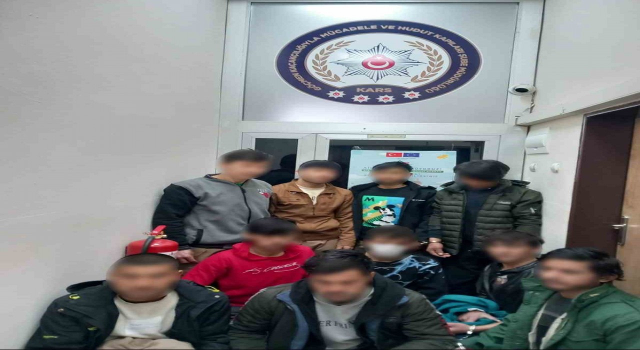 Karsta düzensiz göçmenlere yönelik uygulama yapıldı
