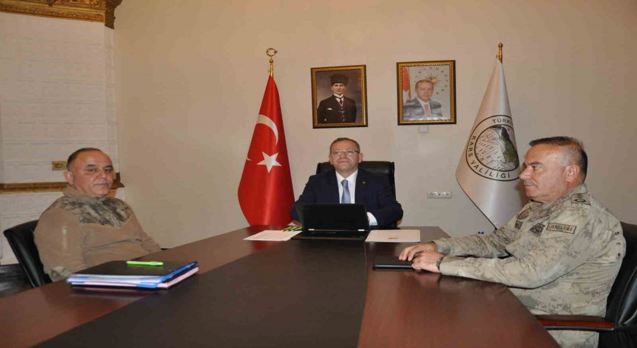 Karsta Nisan ayı asayiş ve güvenlik toplantısı yapıldı