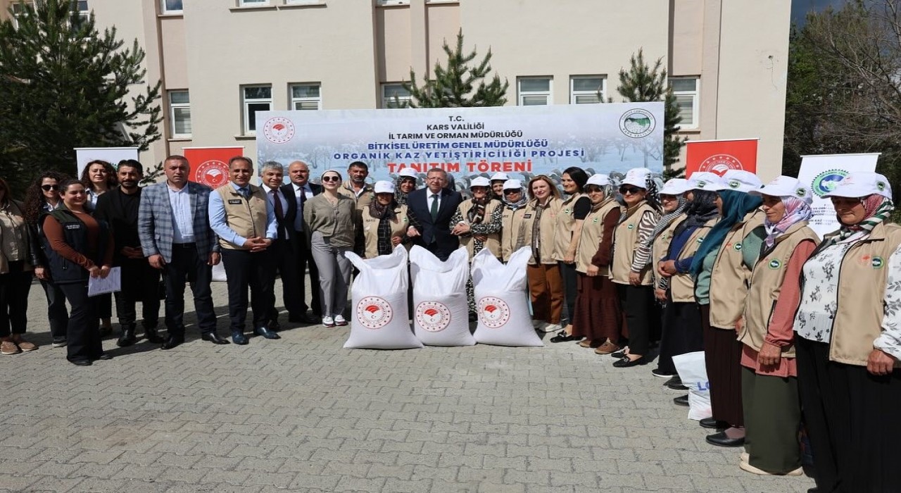 Karsta Organik Kaz Yetiştiriciliği Projesi başlatıldı