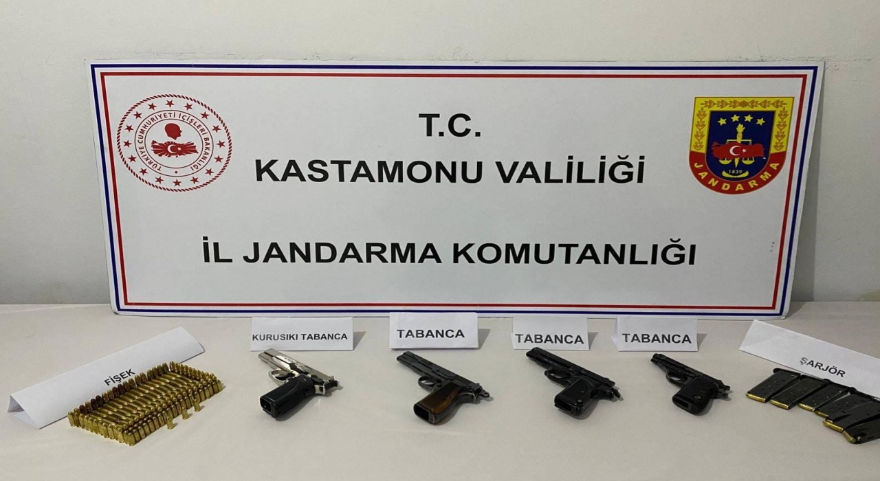 Kastamonuda kaçak silah operasyonu: 1 gözaltı