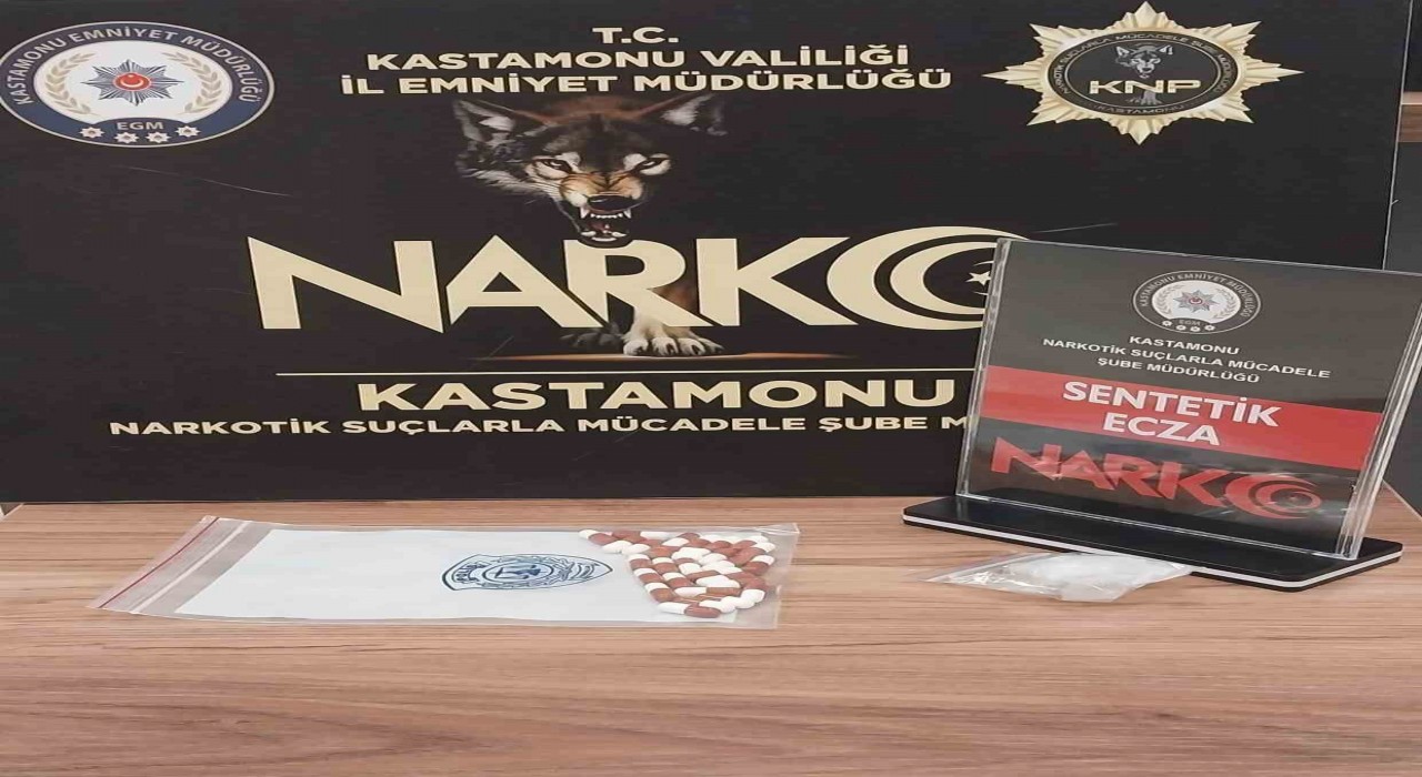 Kastamonuda uyuşturucuyla yakalanan 6 şüpheli gözaltına alındı