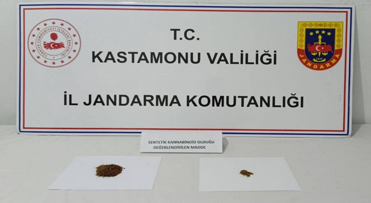 Kastamonuda uyuşturucuyla yakalanan şahıs tutuklandı