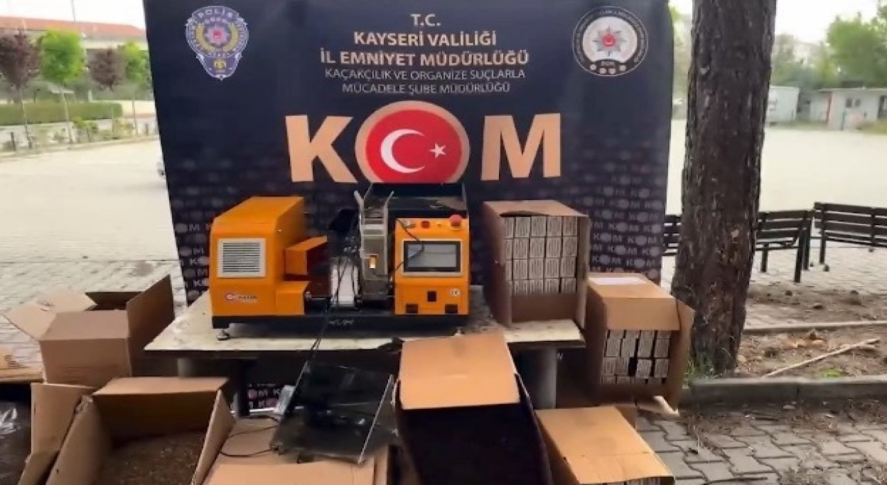 Kayseride 70 kilo kaçak tütün yakalandı