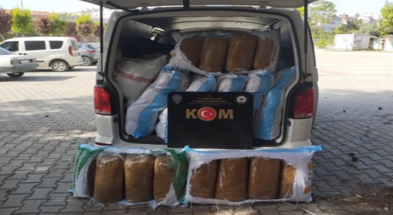 Kayseride 940 kilo kaçak tütün ele geçirildi