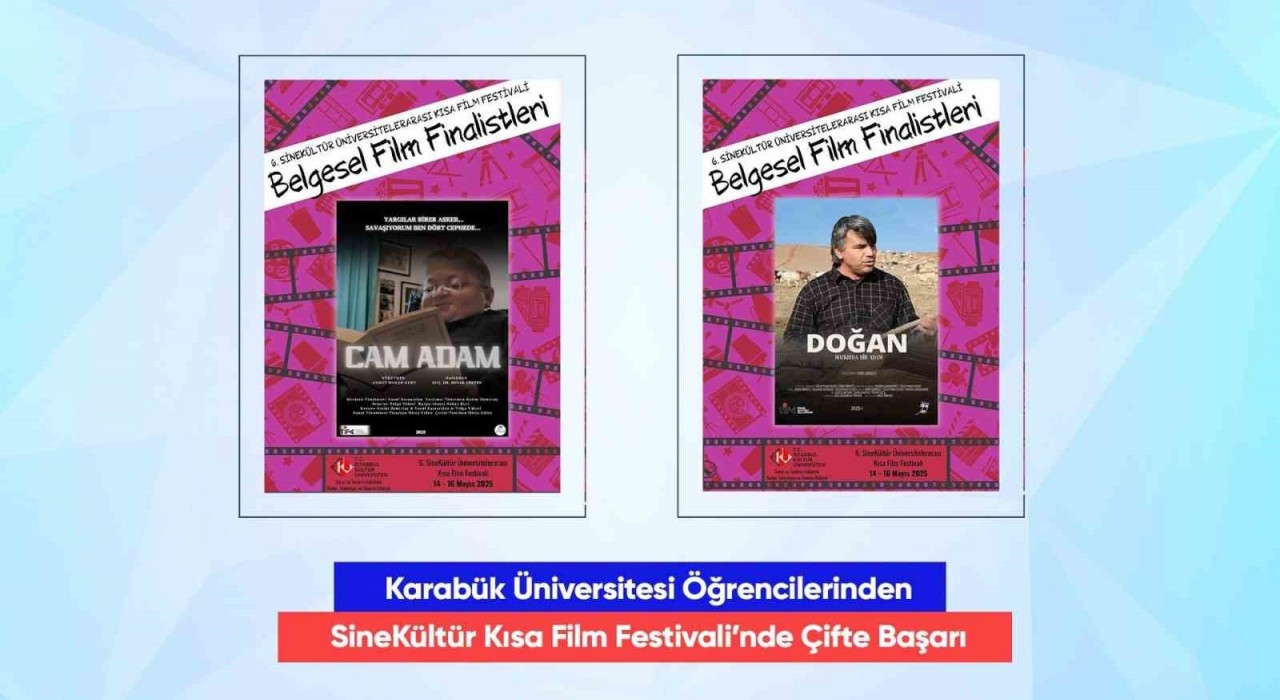 KBÜ öğrencilerinden SineKültür Kısa Film Festivalinde çifte başarı
