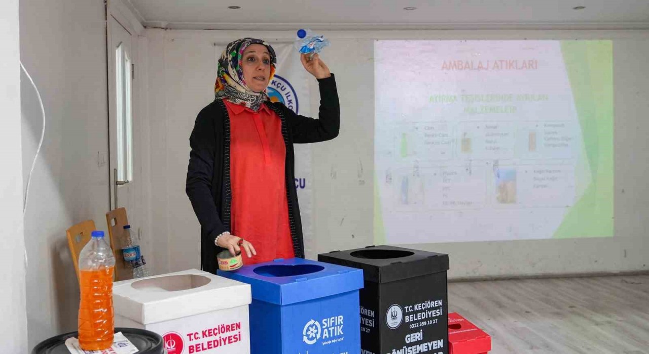 Keçiören’de Öğrencilere Geri Dönüşüm Eğitimi