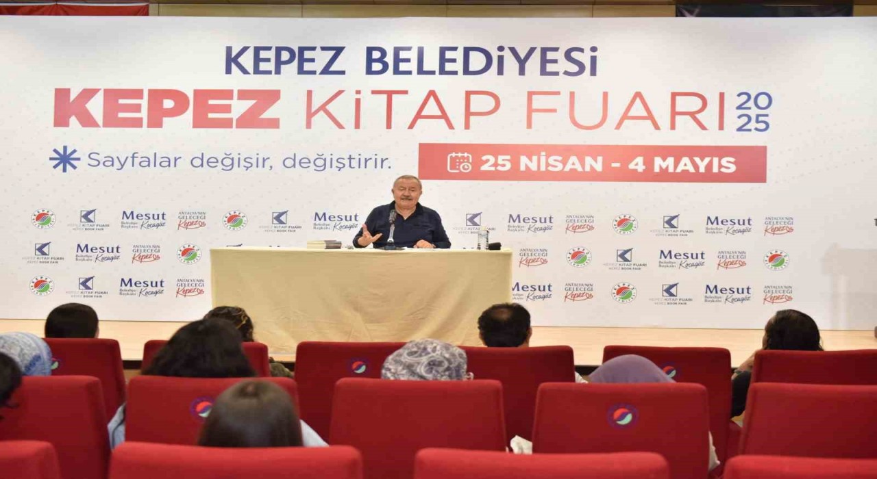 Kepez Kitap Fuarında usta şair Erbaş: Ben annemin hecesiyim
