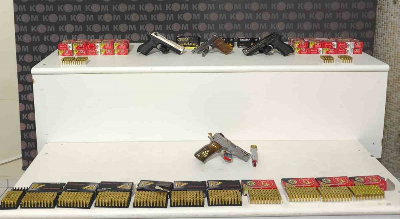 Kırıkkalede silah ve kaçak tütün operasyonu: 1 haftada 25 şüpheli yakalandı