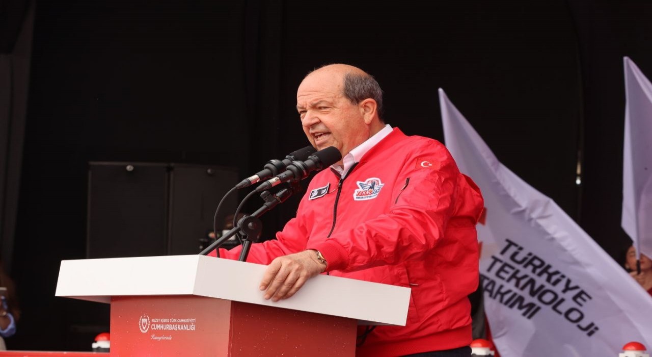 KKTC Cumhurbaşkanı Tatar: Türkiyenin gücüyle, milli savunma sanayisinin başarılarıyla buradaki milli egemenliğimizi bir kez daha hep birlikte haykırabiliyoruz