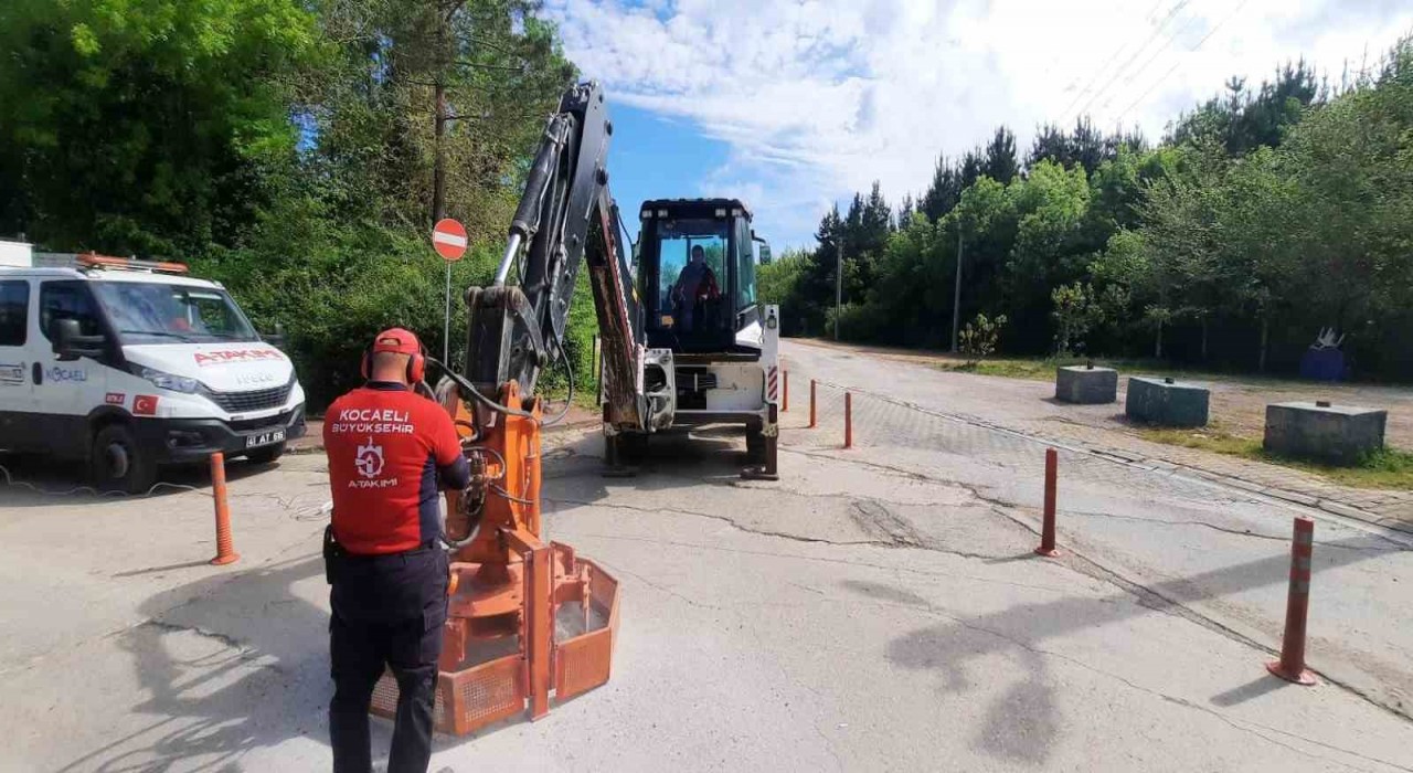 Kocaelide o yollarda artık araçların alt takımları hasar görmeyecek