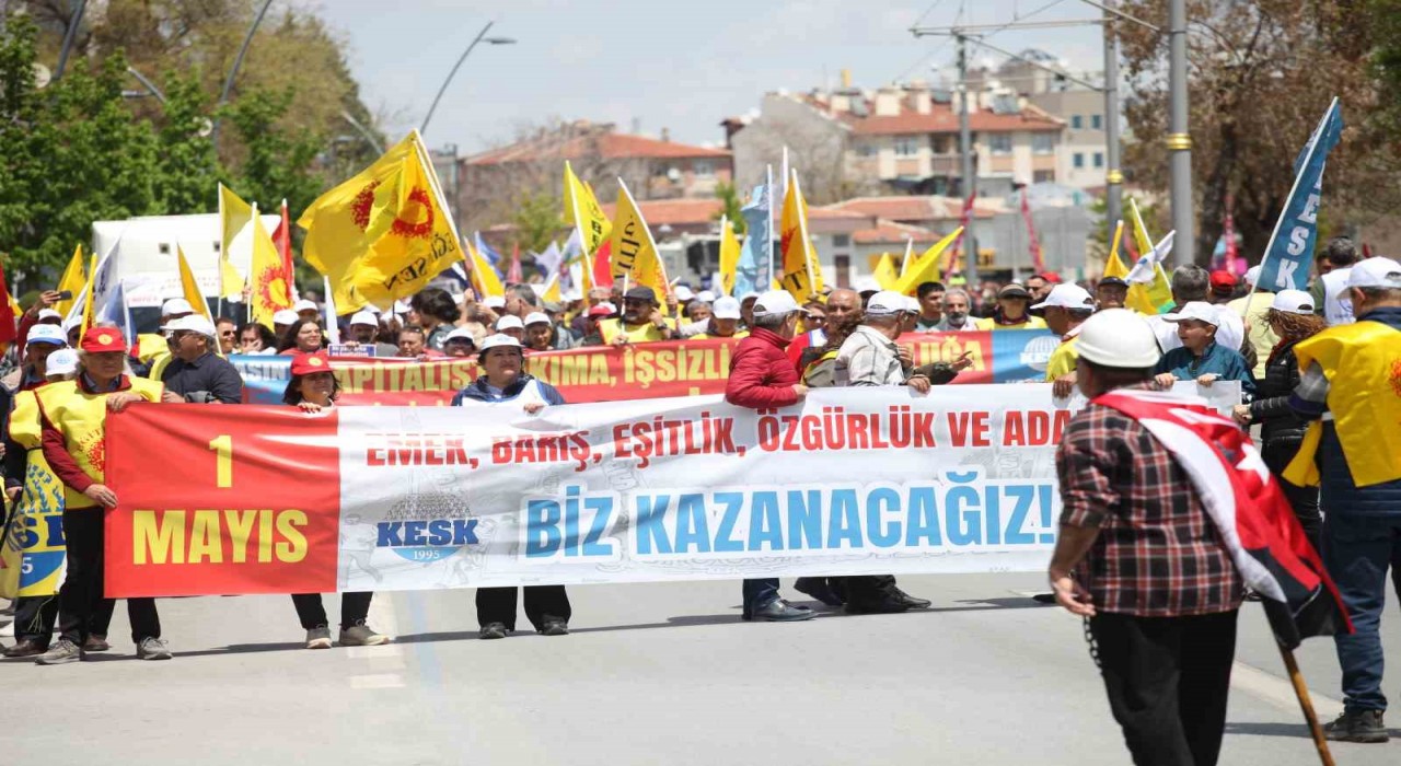 Konyada 1 Mayıs kutlamaları