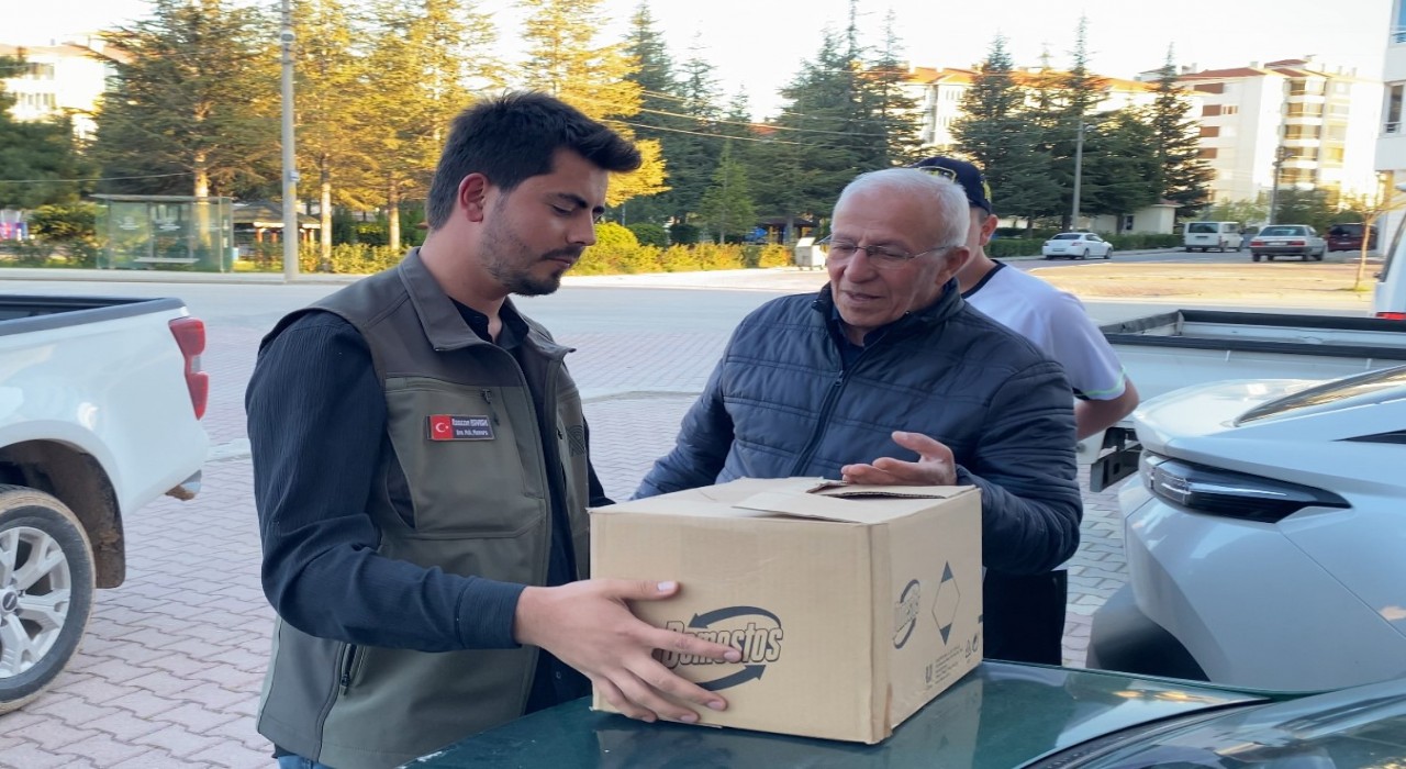 Konyada bitkin halde bulunan delice doğan koruma altına alındı