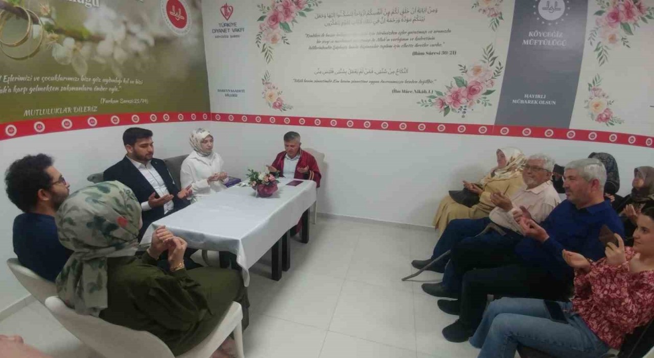 Köyceğiz Müftülüğünün yeni nikah salonu açıldı