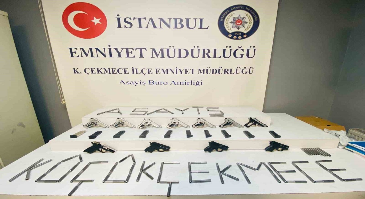 Küçükçekmecede silah ticareti yapan şüpheli Bağcılarda yakalandı