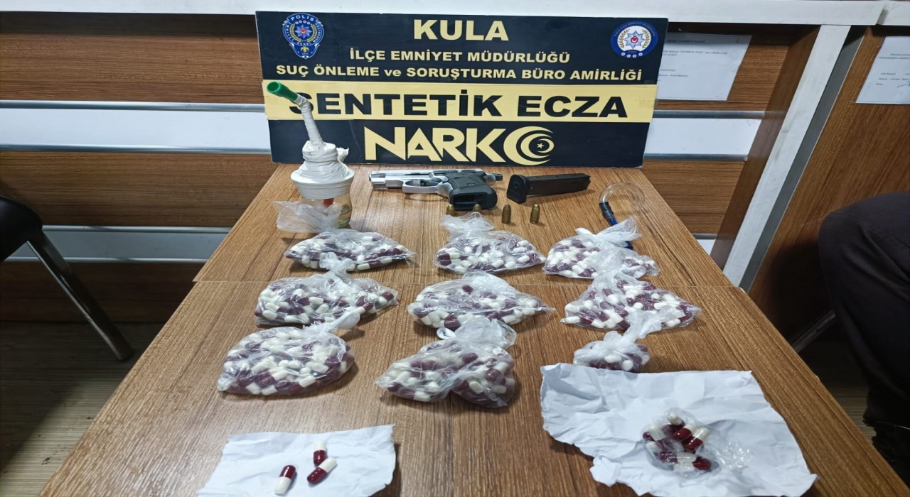 Kulada 479 sentetik hap ele geçirildi