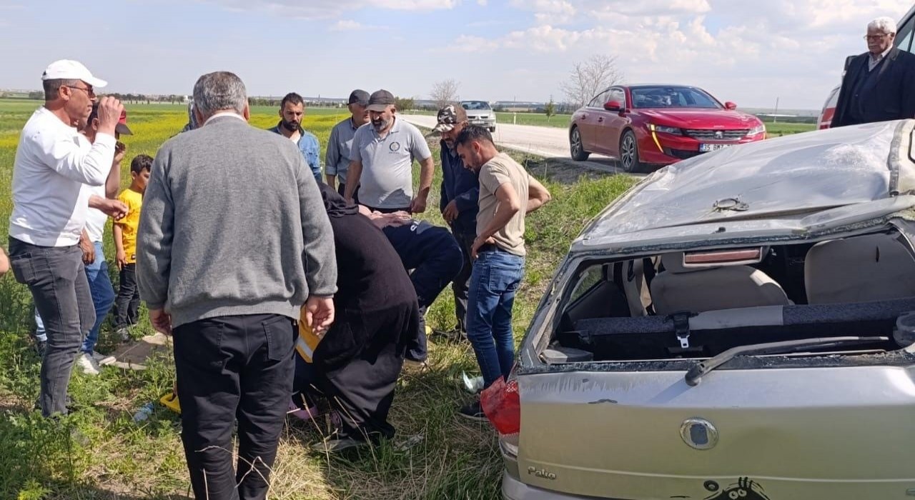 Kuluda otomobil takla attı: 1 yaralı