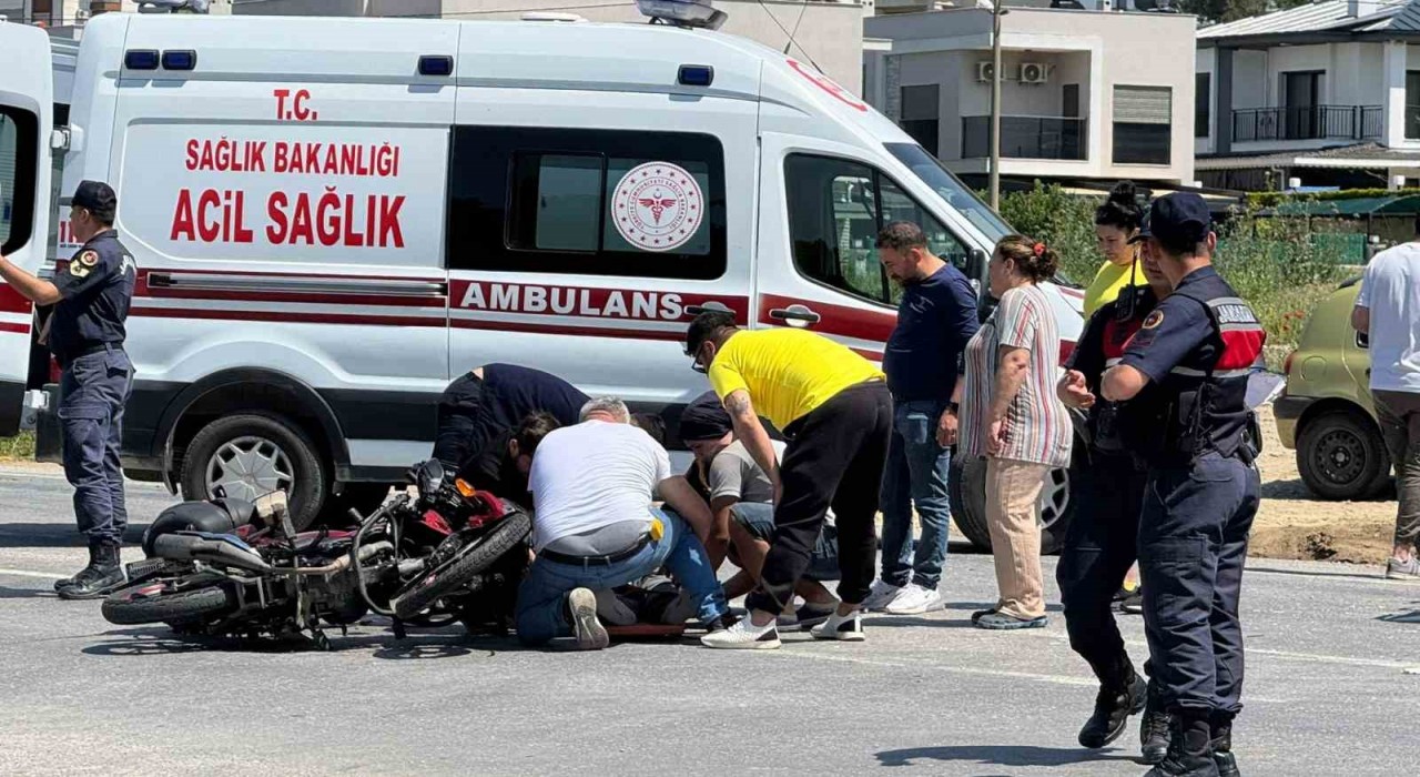 Kuşadasında motosiklet kazası: 2 yaralı