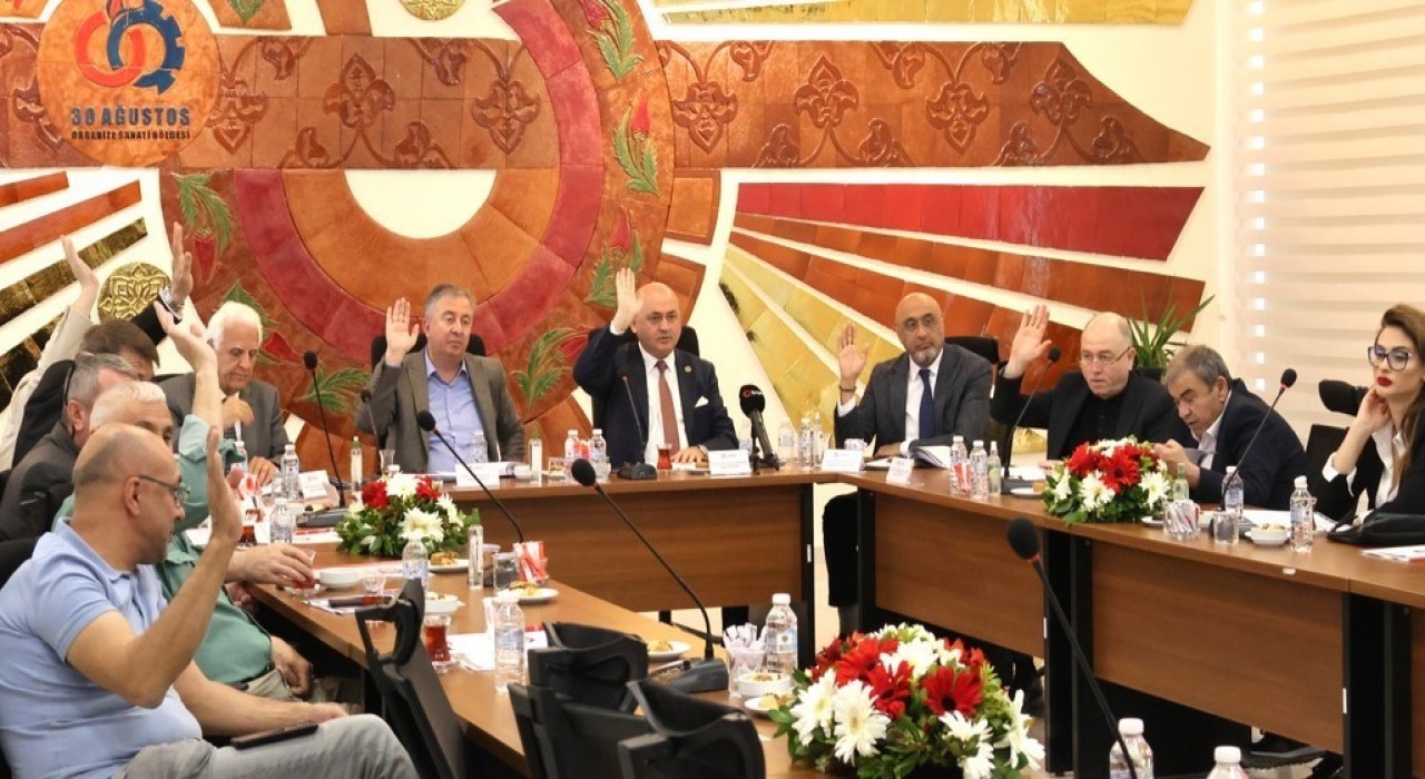 Kütahyada 30 Ağustos OSB Genel Kurulu Toplantısı yapıldı, yeni dönem için hedefler belirlendi