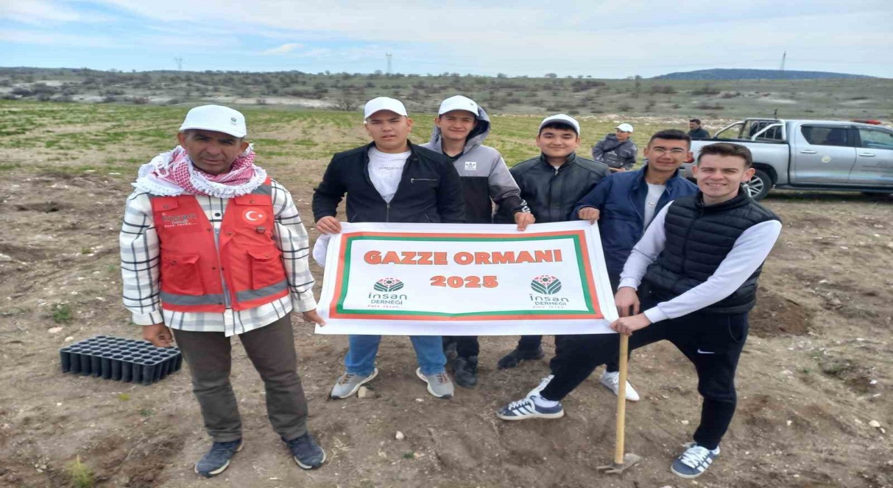 Kütahyada Gazze Ormanı kuruldu