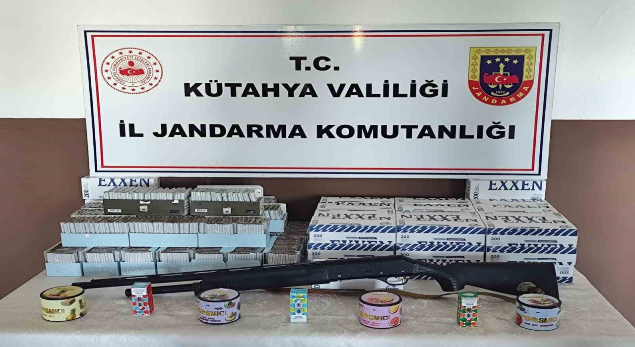 Kütahyada kaçak sigara operasyonu
