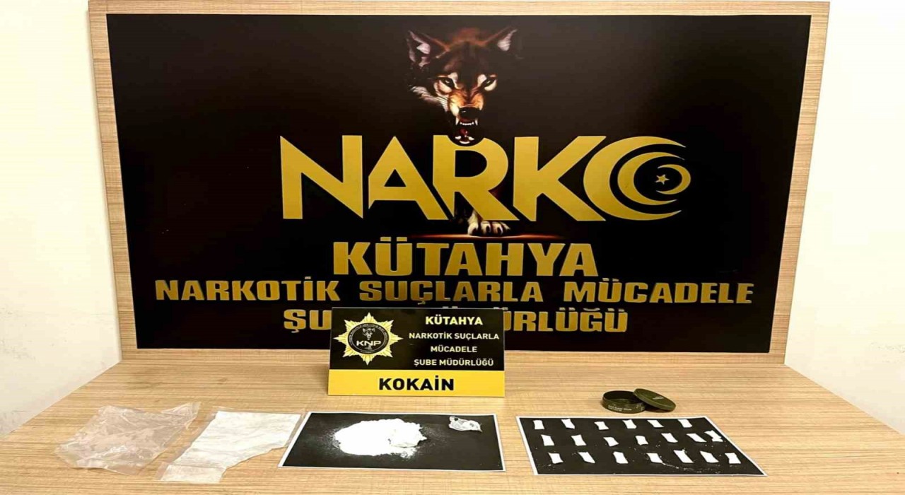 Kütahyada uyuşturucu operasyonu, 2 kişi tutuklandı