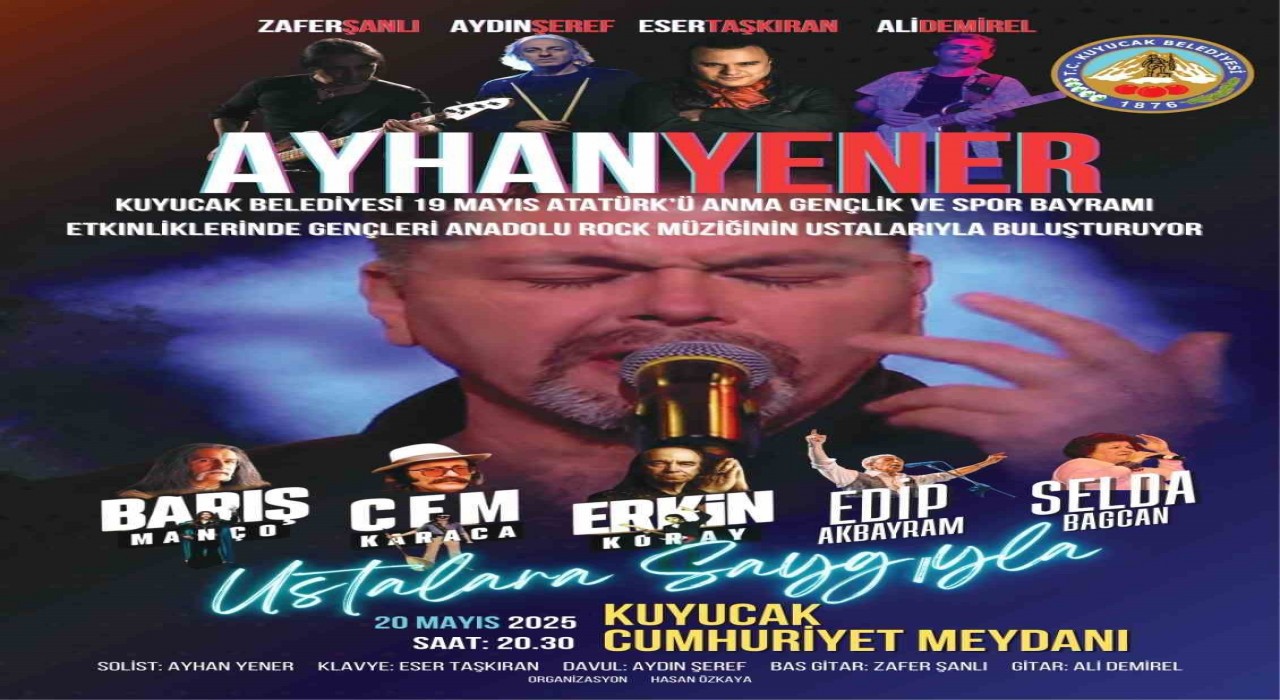 Kuyucak Belediyesinden gençlik konseri