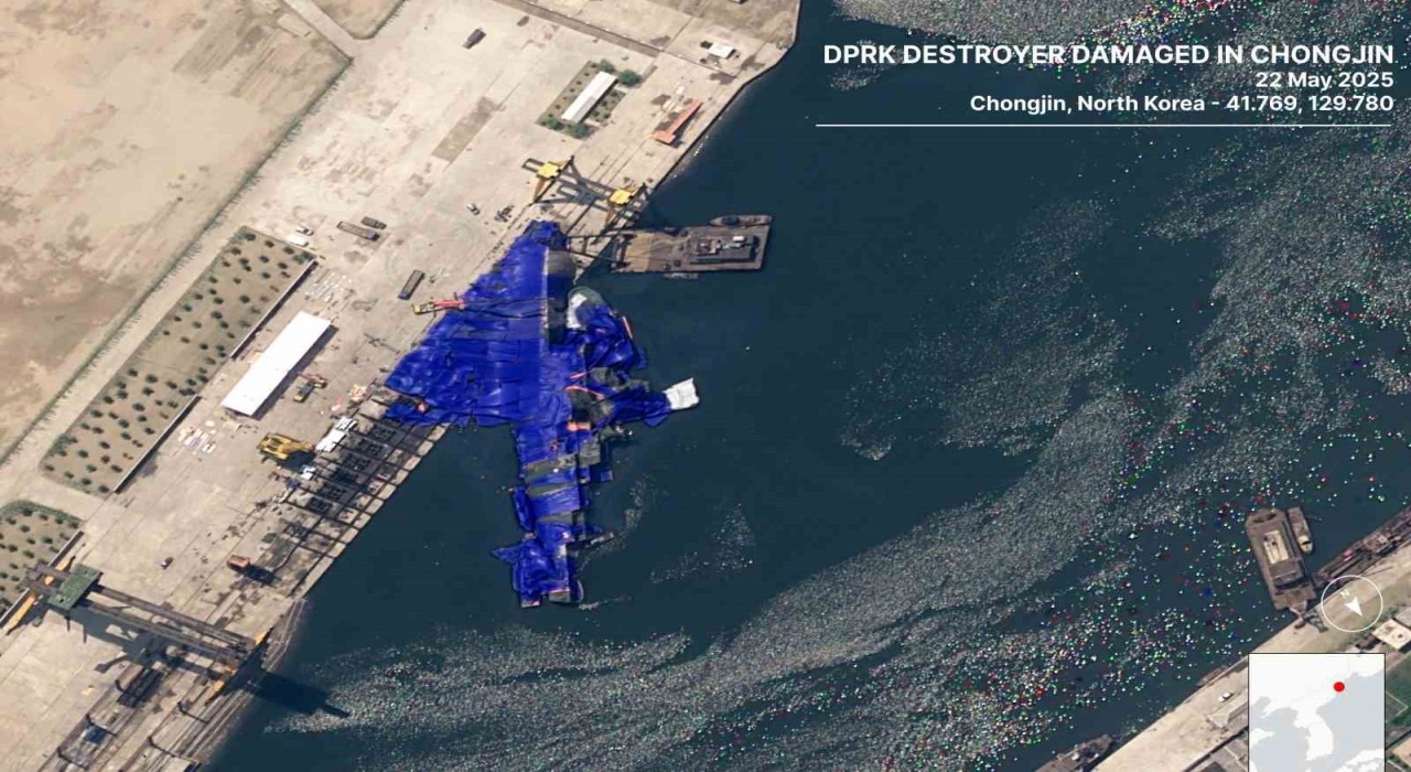 Kuzey Kore, savaş gemisini suya indirme töreninde yaşanan kazaya yönelik soruşturma başlattı