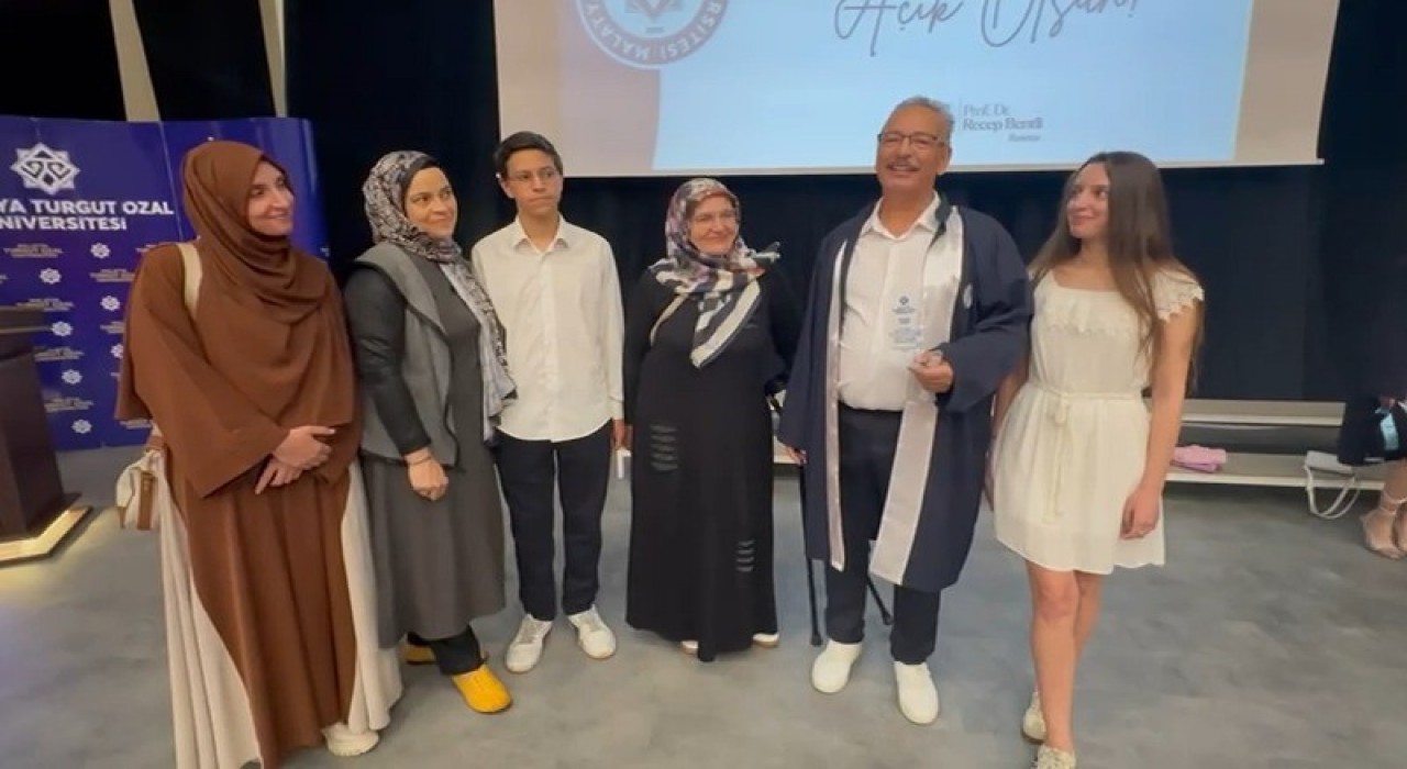 Malatyada 61 yaşında adam, madencilik bölümünü birincilikle bitirdi