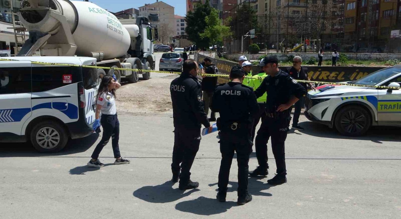 Malatyada beton mikseri dehşeti