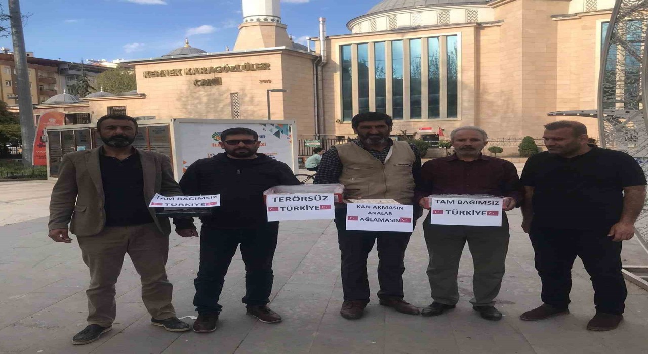Malatyada PKKnın fesih kararına destek