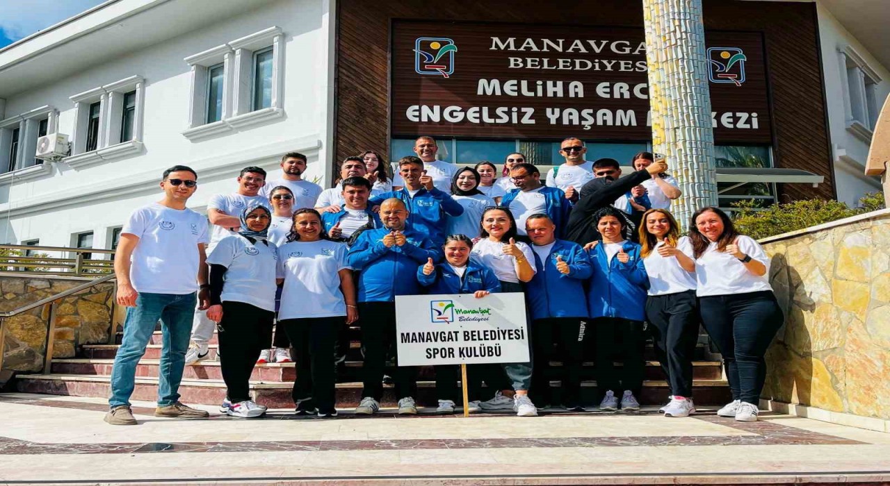 Manavgatın özel sporcuları madalyaları topladı