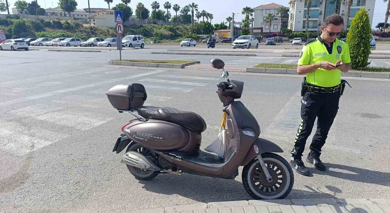 Manavgatta motosiklet kazası: 1 yaralı