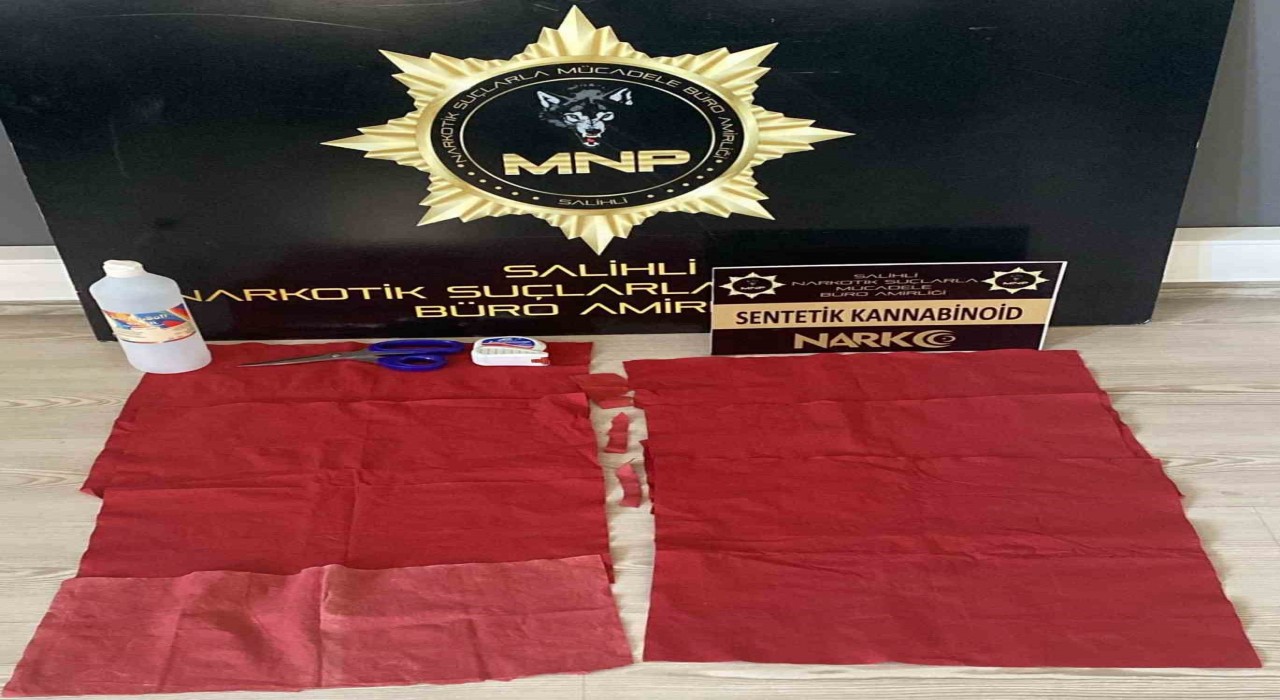 Manisada akıl almaz yöntem ifşa oldu: Uyuşturucuyu kâğıda döktüler