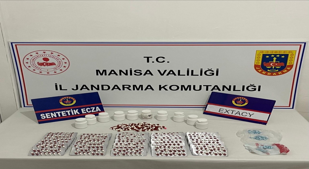 Manisada bin 216 adet sentetik hap ele geçirildi