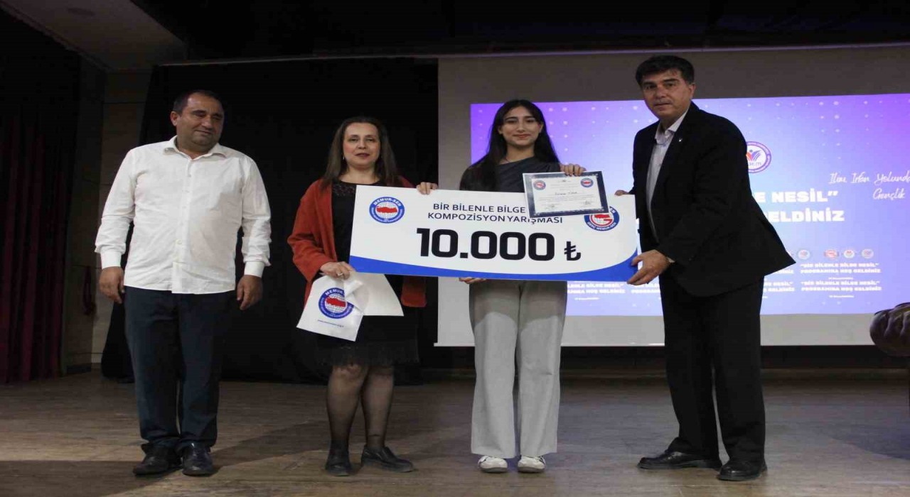 Manisada Bir bilenle bilge nesil projesinin ödül töreni yapıldı