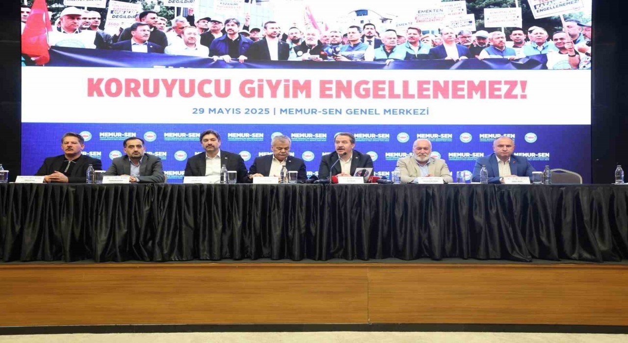Memur-Sen Genel Başkanı Yalçın: Beş hizmet kolumuzu ilgilendiren koruyucu giyim kazanımımız birçok kurumda verilemiyor