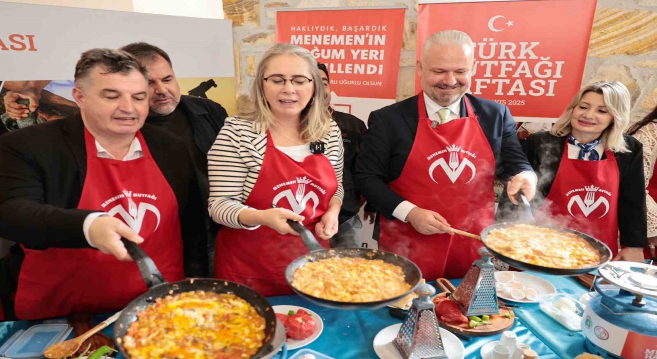 Menemende, Türk Mutfağı Haftasında Menemen pişirildi