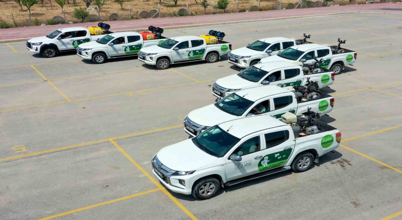 Meram Belediyesinden yaz öncesi yoğun ilaçlama seferberliği