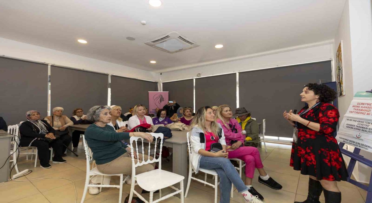 Mersinde kadınlara kanser farkındalık eğitimi