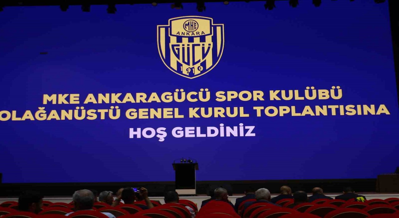 MKE Ankaragücü Olağanüstü Genel Kurulunda Bent Ahlatın adaylığı düştü
