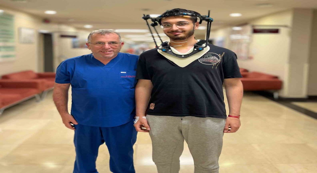 Motosiklet kazasında ağır yaralanan genç, Orduda sağlığına kavuştu