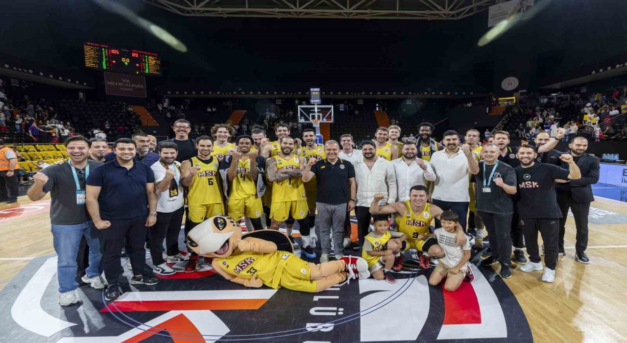 MSK Erkek Basketbol Takımı, tarihinde ilk kez Avrupada