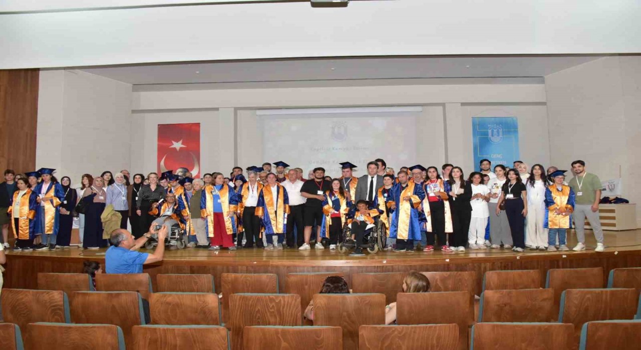 MSKÜde özel öğrencilere temsili mezuniyet töreni