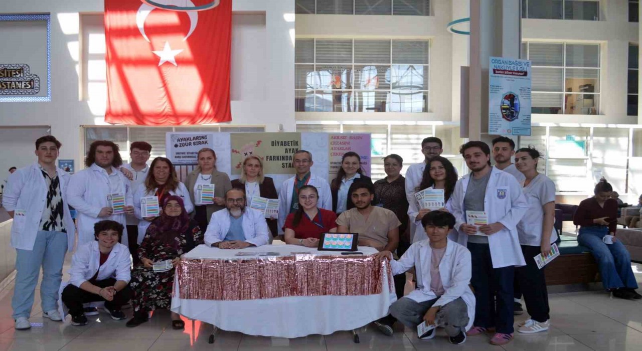 Muğla EAHta diyabetik ayak farkındalık standı